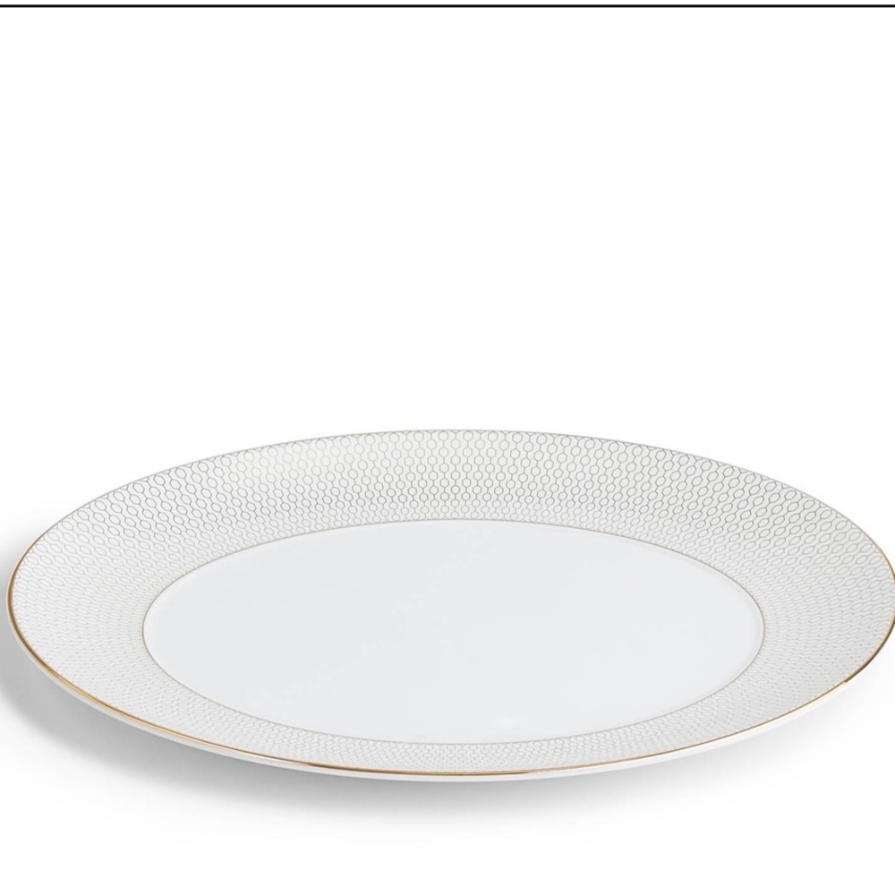 NWOT Wedgwood Gio Gold oval platter